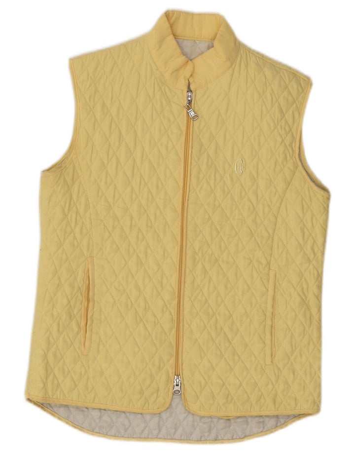 Gilet matlasat pentru femei Conte of Florence IT 40 Poliester galben mic