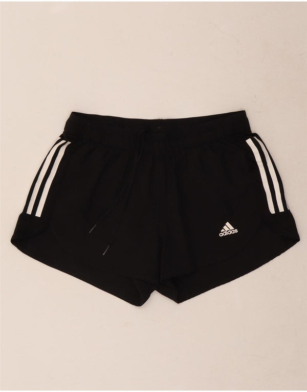 Pantaloni scurți sport Aeroready pentru femei Adidas UK 10 Poliester negru mic