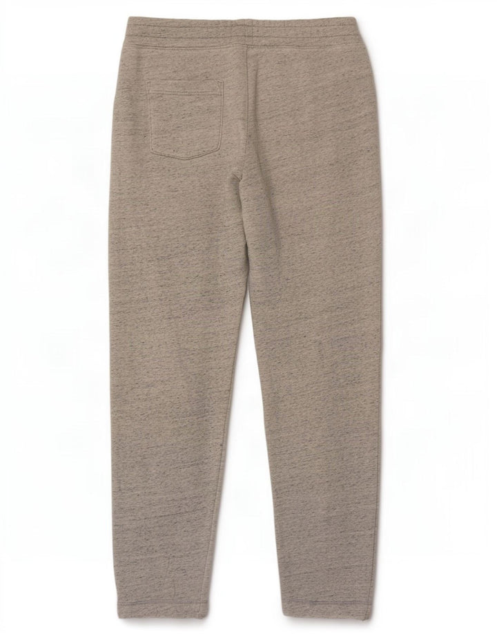 Pantaloni de trening Hollister Graphic pentru bărbați, bumbac cu pete gri mediu
