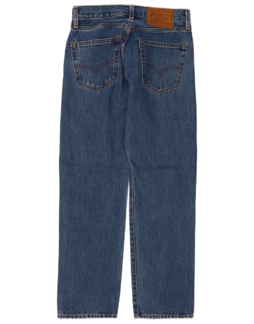 Blugi drepti pentru bărbați Levi's 551 W26 L28 Bumbac albastru