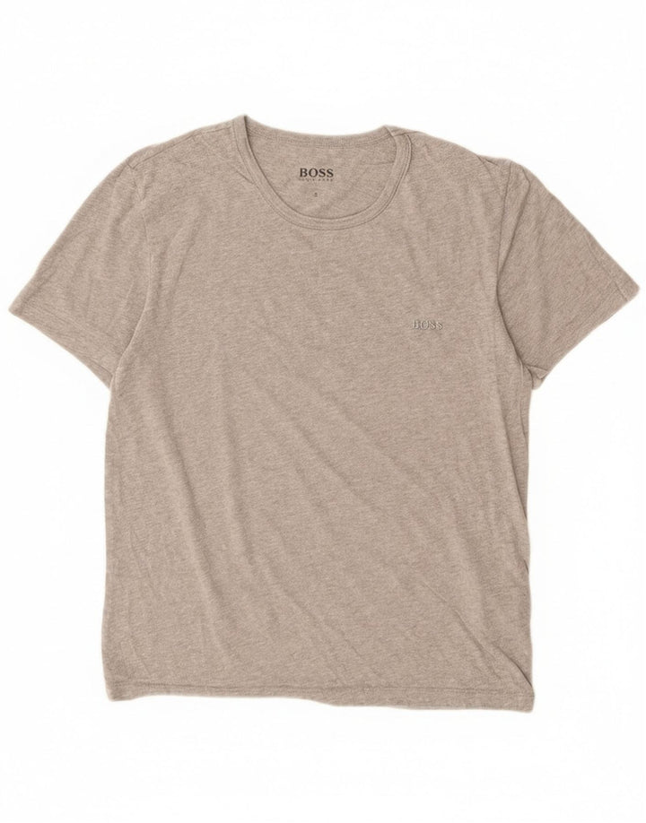 Tricou pentru bărbați Hugo Boss Top mic din bumbac gri