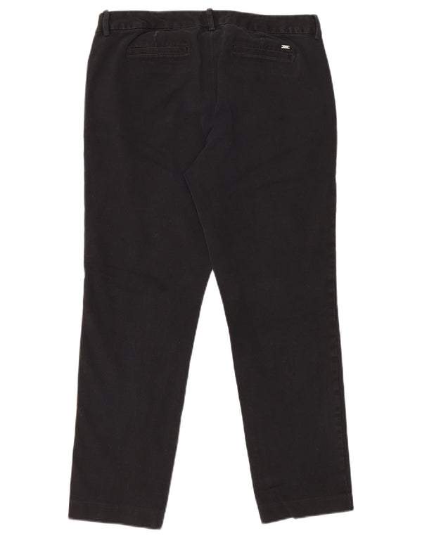 Pantaloni chino drepți pentru femei Tommy Hilfiger US 10 Large W32 L26 Negru