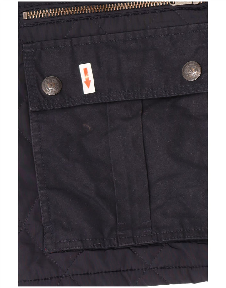 Jachetă matlasată pentru bărbați Ted Baker Mărimea 4, mare, poliester bleumarin