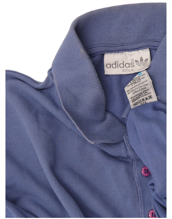 Tricou polo Adidas pentru bărbați, mare, albastru, bumbac