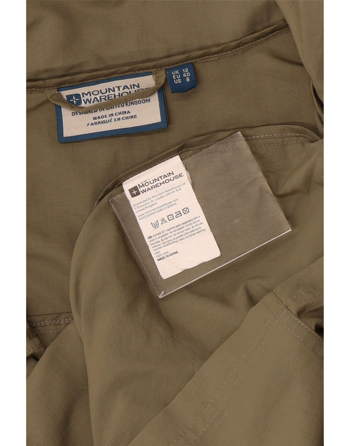 Jachetă utilitare cu glugă pentru femei Mountain Warehouse UK 12 Medium Khaki Nylon