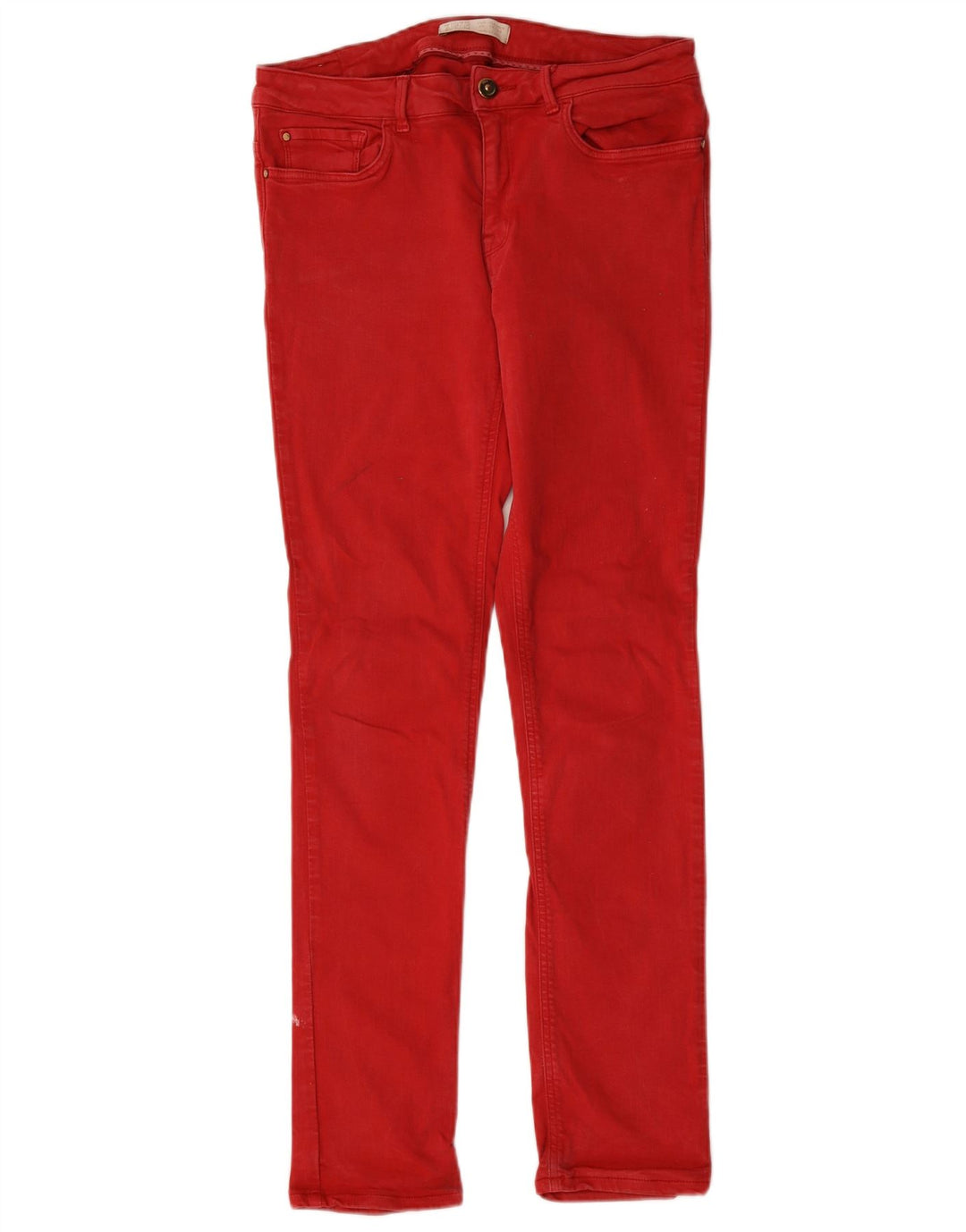Blugi skinny de damă Zara EU 40 Medium W30 L30 Roșu