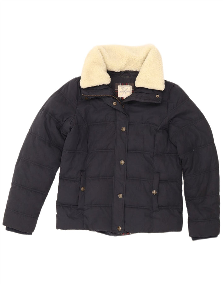 Jachetă căptușită pentru femei Fat Face UK 12 Medium Bleumarin Poliester