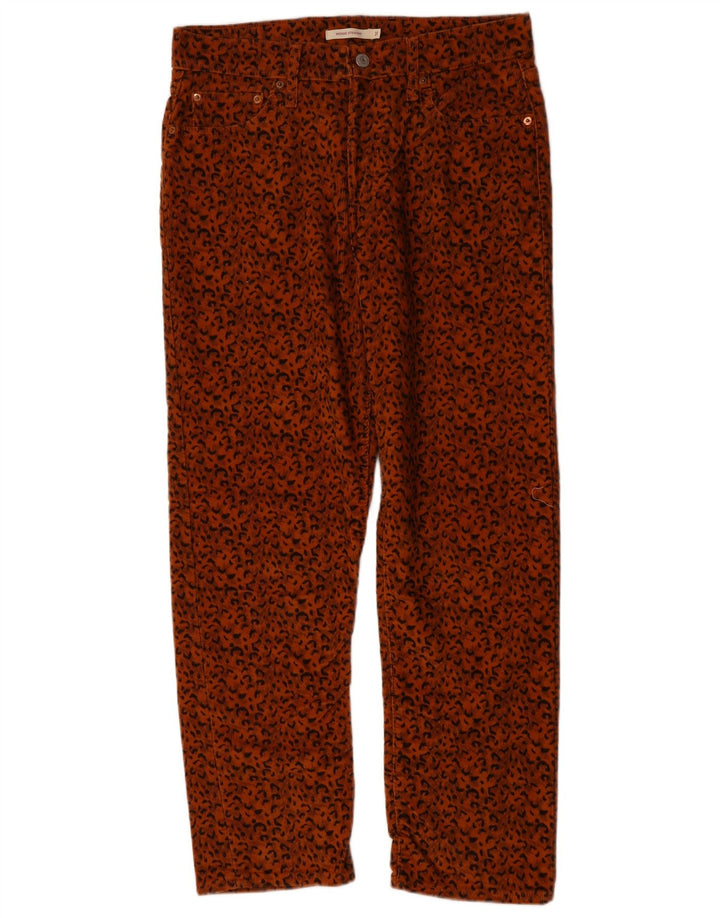 Pantaloni drepti din velur pentru femei W31 L28