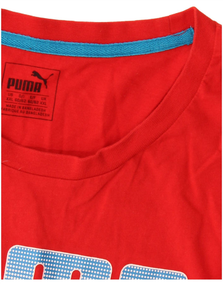 Tricou grafic Puma pentru bărbați Top 2XL Roșu