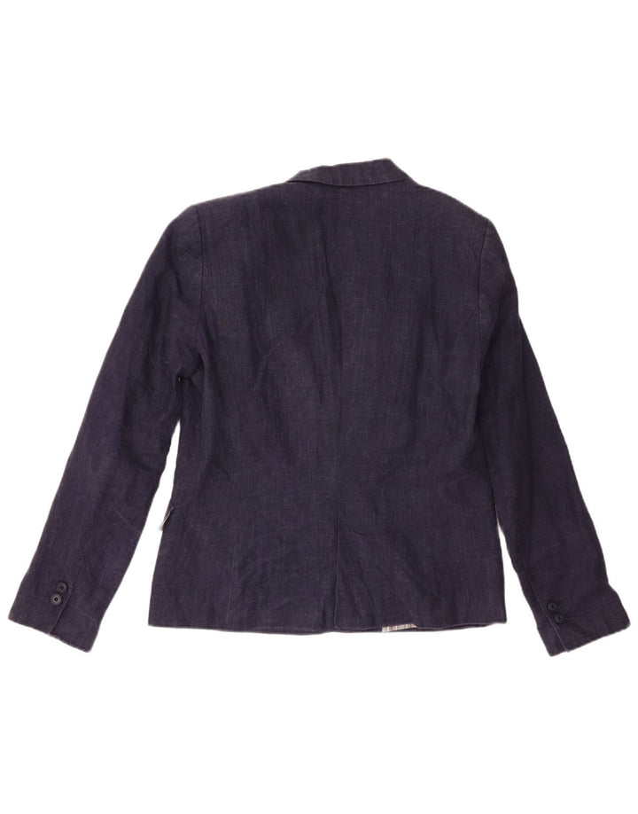 Sacou blazer pentru femei Zara, cu 1 nasture, UK 16, mare, bleumarin
