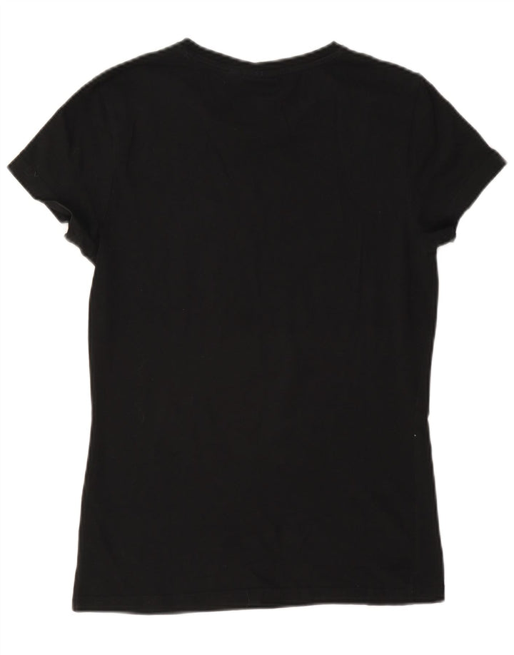 Tricou Puma Regular Graphic pentru femei Top UK 12 Medium Black Bumbac