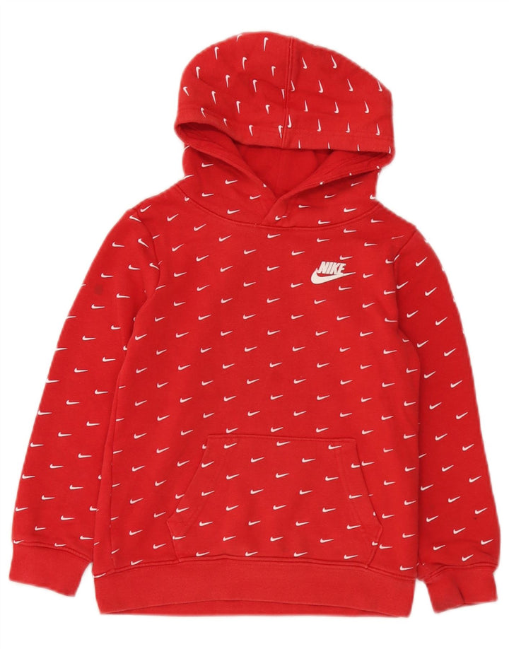 Pulover Nike pentru băieți, 6-7 ani, roșu, bumbac