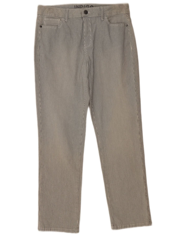 Pantaloni casual pentru femei Marks & Spencer UK 12 Medium W30 L29 Bleumarin