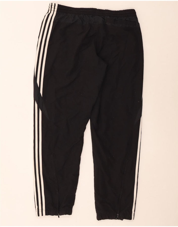 Pantaloni de trening Adidas pentru bărbați Joggeri poliester mediu negru