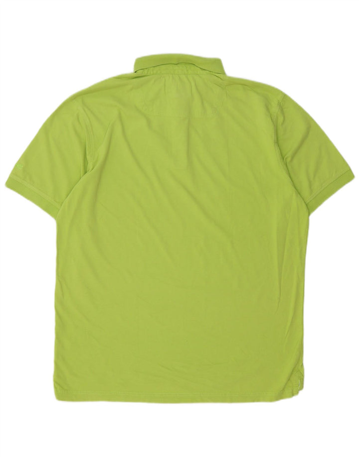 Camel Active pentru bărbați, tricou polo grafic XL, bumbac verde