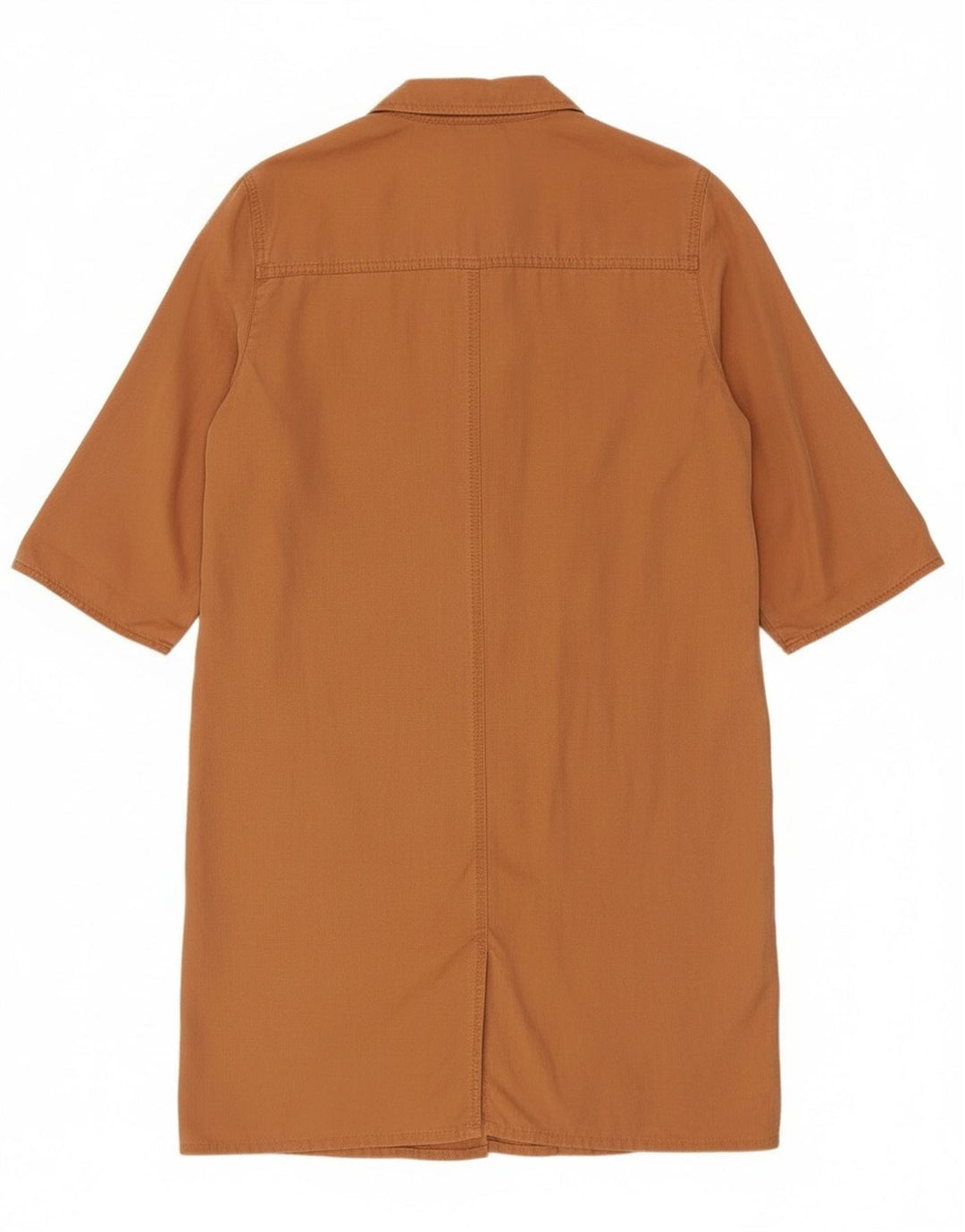 Rochie cămașă cu mâneci 3/4 pentru femei Perte by Krizia UK 12 maro mediu