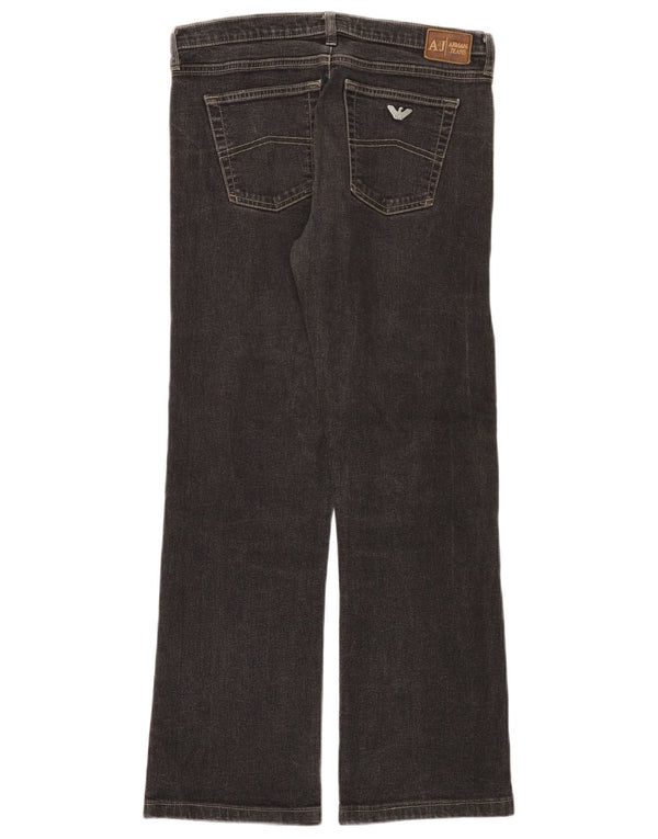 Blugi Armani Bootcut pentru femei W29 L28 bumbac negru