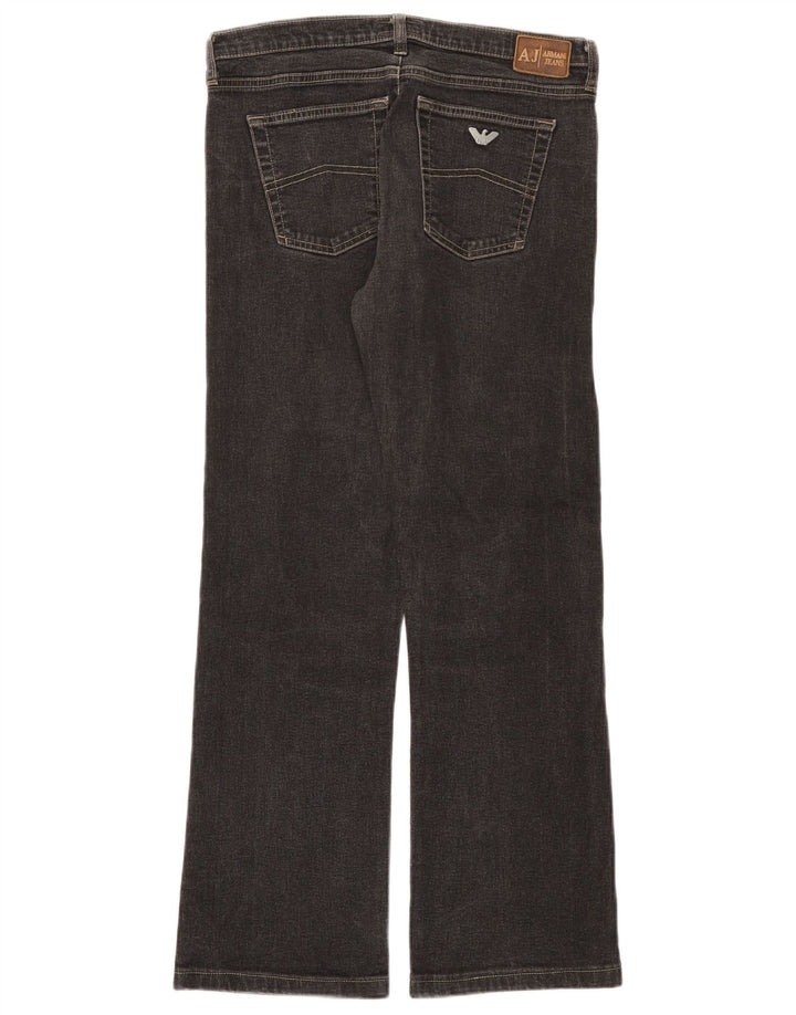 Blugi Armani Bootcut pentru femei W29 L28 bumbac negru