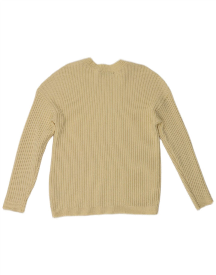 Pulover pentru femei Marks & Spencer cu decolteu triplu UK 14 Galben mediu
