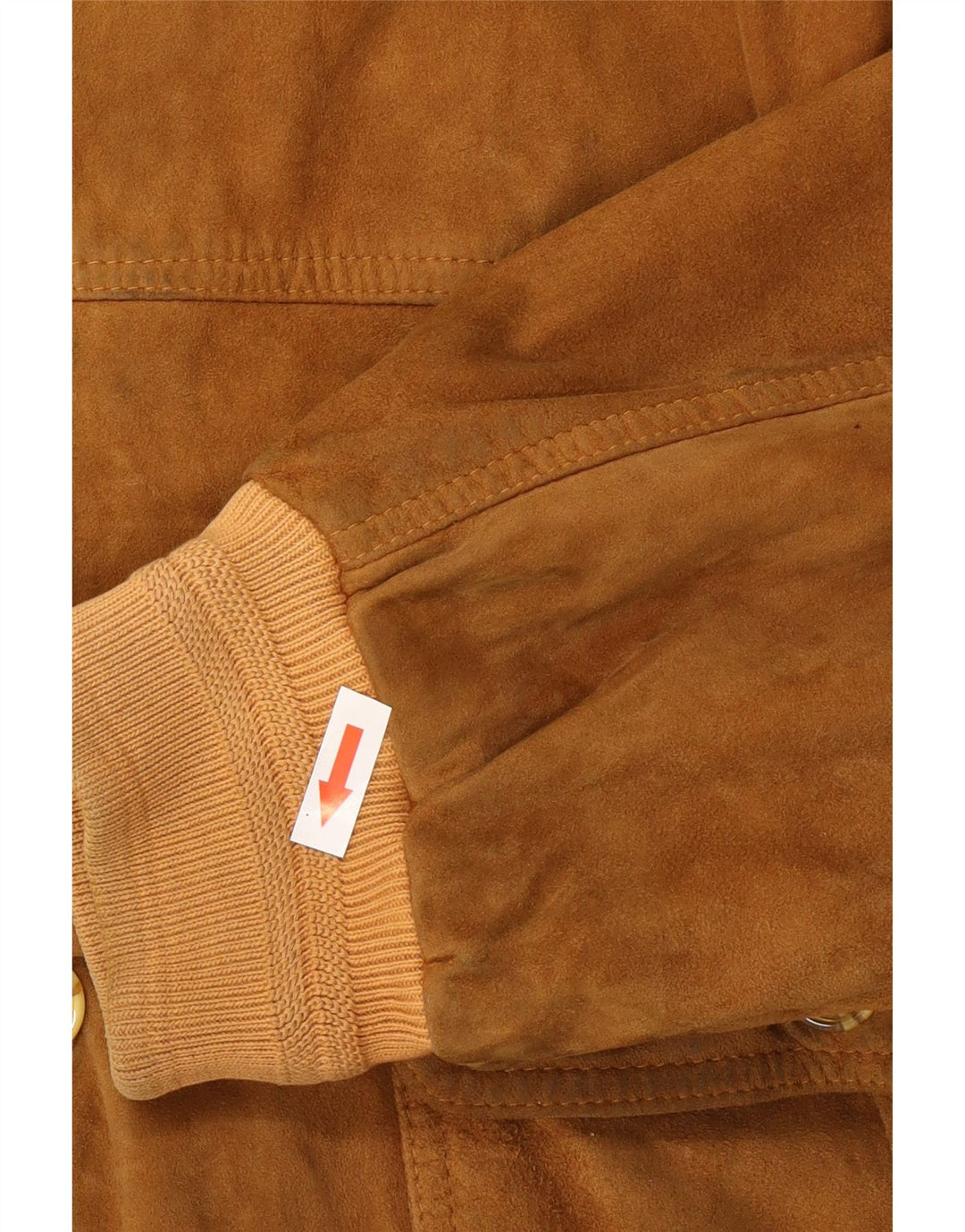 Bomber vintage pentru bărbați din piele intoarsa UK 42 XL din piele bej