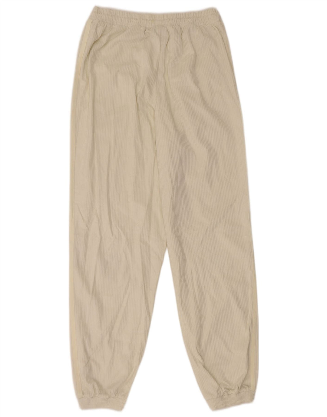 Pantaloni de trening Adidas pentru femei Joggeri UK 10 Poliester alb mic