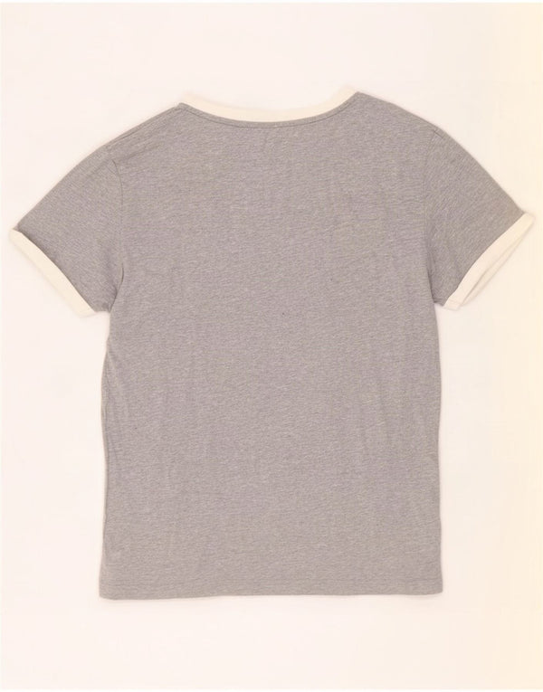 Tricou grafic pentru bărbați Tommy Hilfiger Top mic, gri, bumbac color bloc