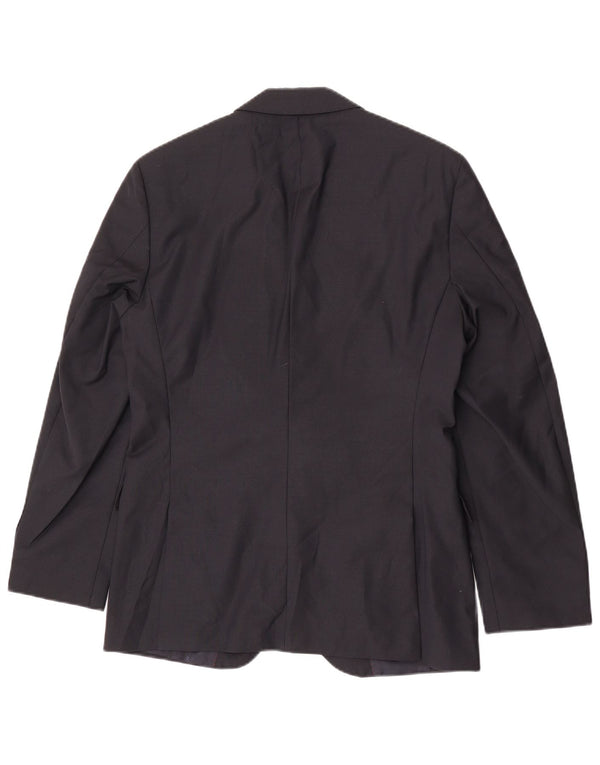 Sacou blazer pentru bărbați Hugo Boss cu 2 nasturi UK 46 Mic bleumarin, viscoză