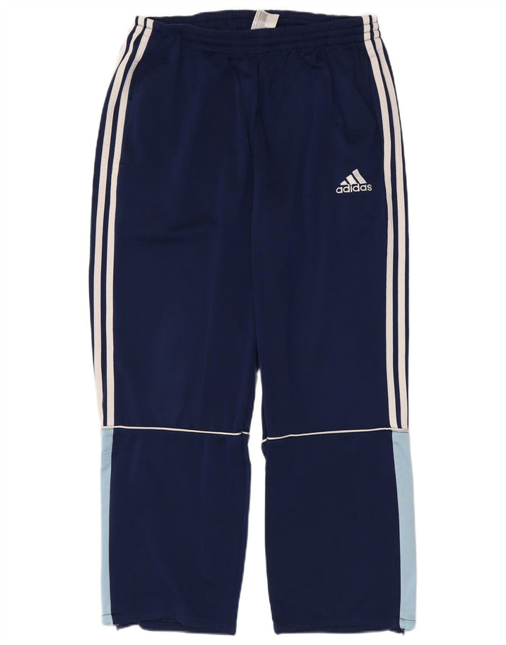 Trening complet pentru bărbați ADIDAS UK 40/42 Medium bleumarin poliester color bloc