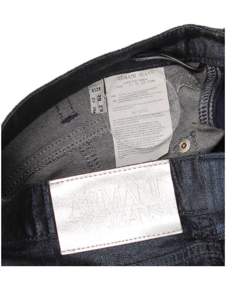Blugi slim pentru femei Armani W29 L32 bumbac bleumarin