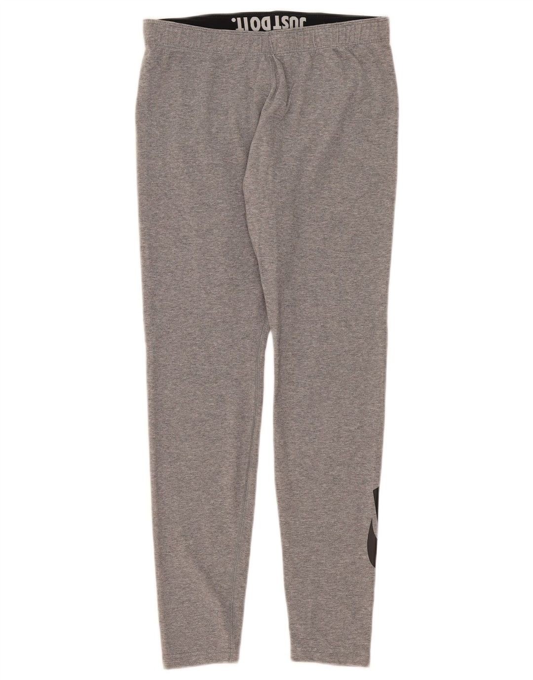 Leggings grafic Nike pentru femei UK 14 mare bumbac gri