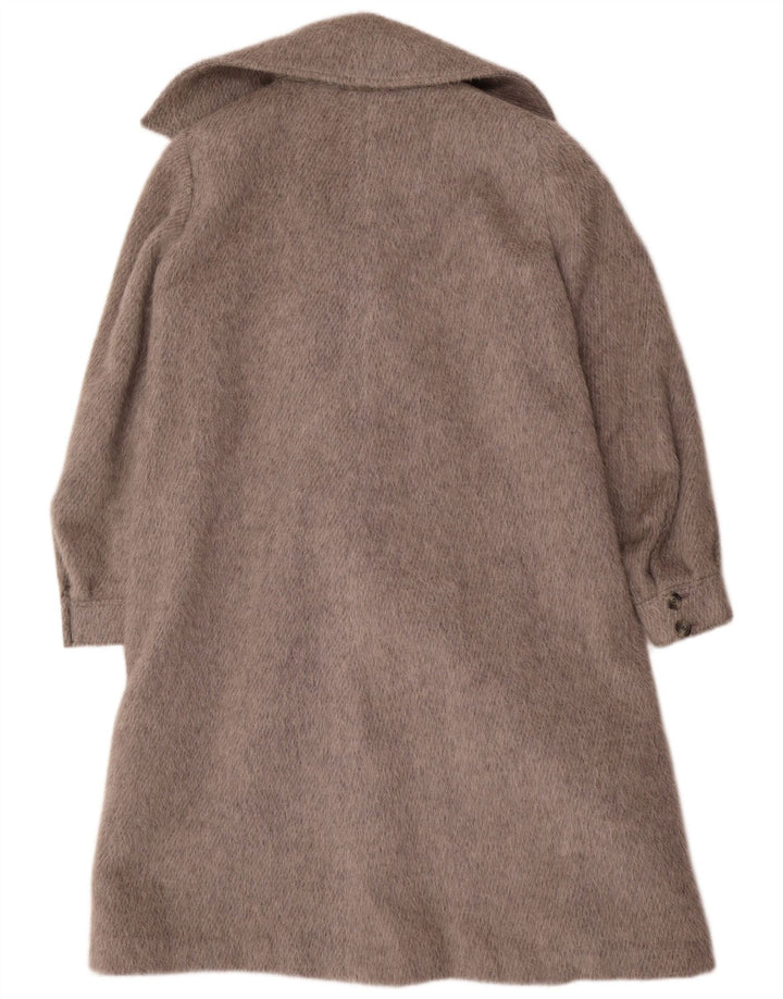 Palton de damă vintage cu piept dublu EU 44 XL gri