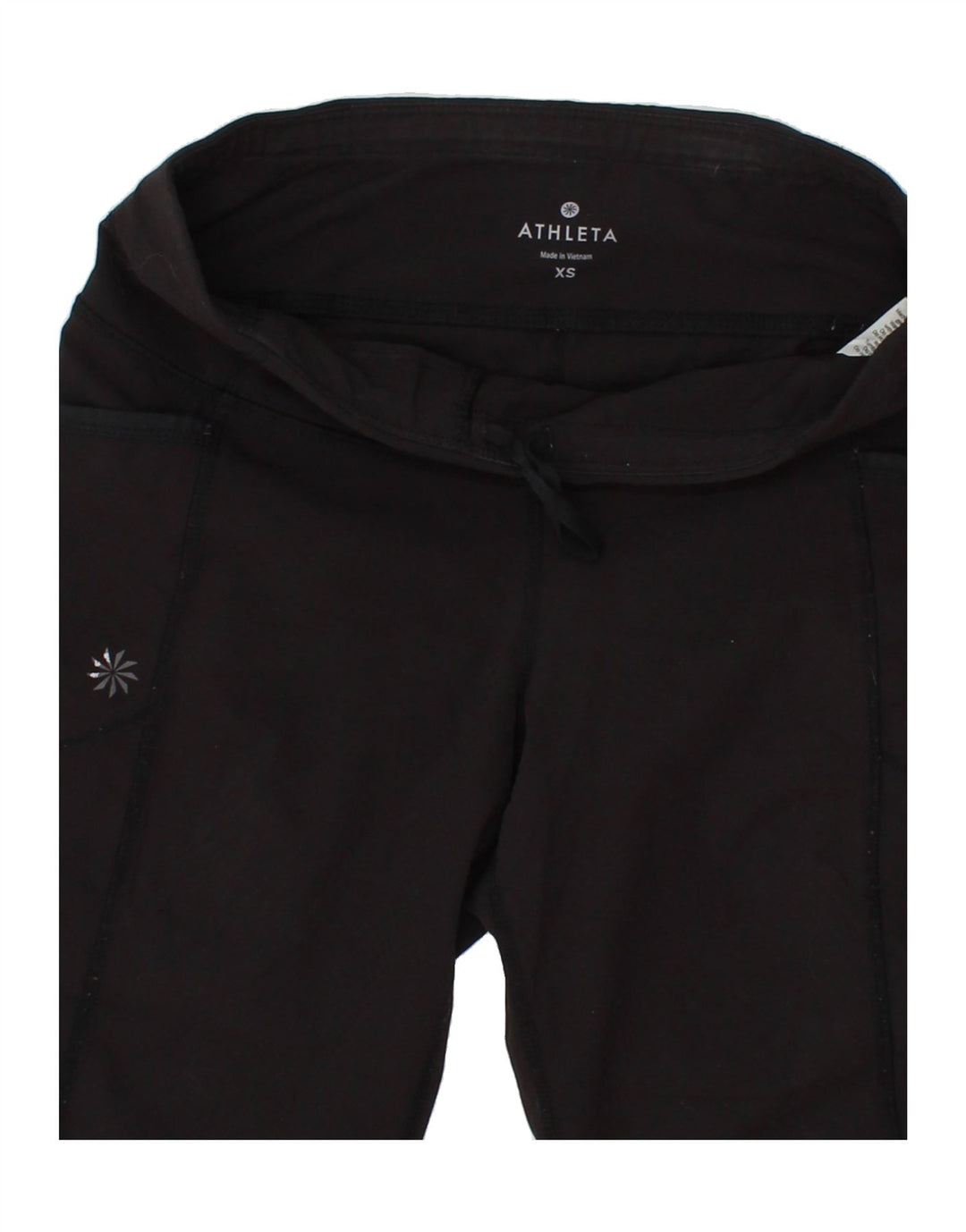 ATHLETA Womens Capri Leggings UK 6 XS Black Polyester Vintage Athleta and Second-Hand Athleta from Messina Hembry 