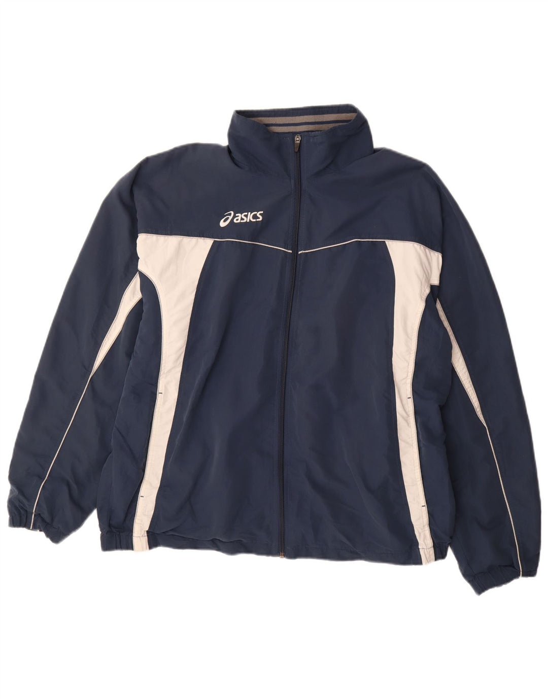 Jachetă de trening pentru bărbați ASICS, XL, albastru bleumarin, poliester color bloc