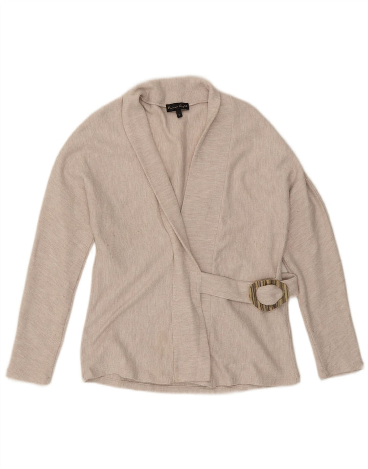 Phase Eight Pulover Wrap Cardigan pentru femei UK 10 Mic Bej Poliester