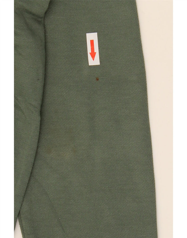 Pulover NIKE pentru bărbați Dri Fit, cu fermoar, poliester mic, verde