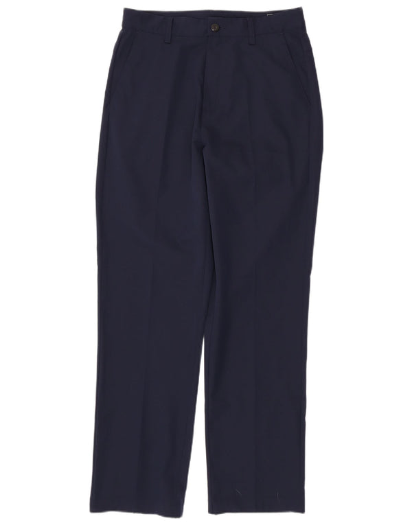 Pantaloni chino drepți Climalite ADIDAS pentru bărbați W30 L32 poliester bleumarin