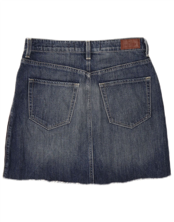 Fusta Hollister Mini Denim W28 Bumbac Albastru Mediu
