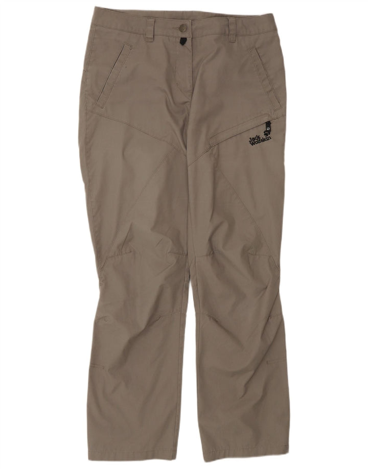 Pantaloni cargo pentru femei JACK WOLFSKIN UK 12/14 Medium W30 L30 gri