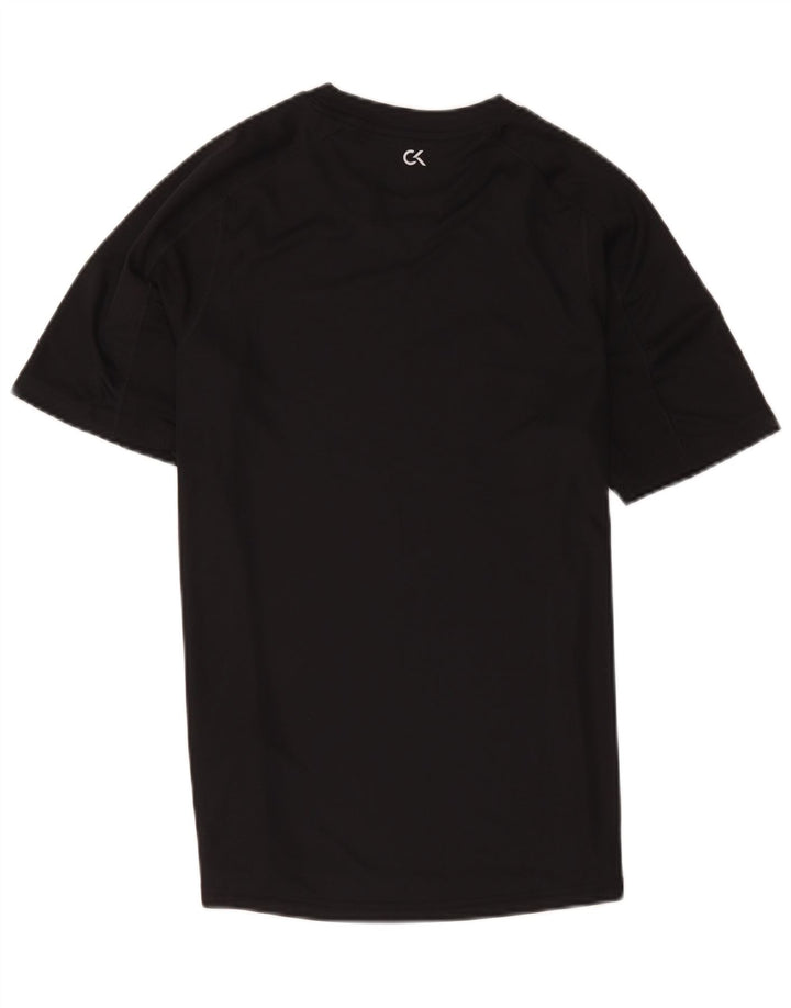 Tricou grafic Calvin Klein pentru bărbați Top mic poliester negru
