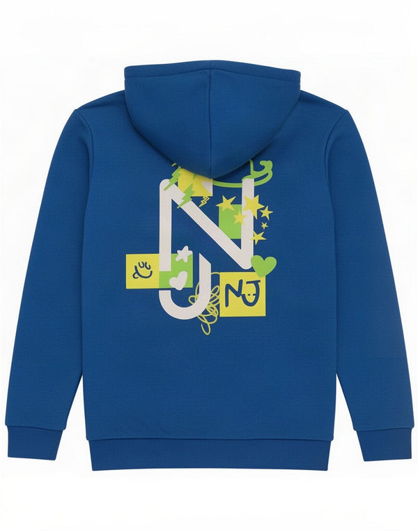 Puma Boys Hoodie Jumper 11-12 ani Blue Bumbac