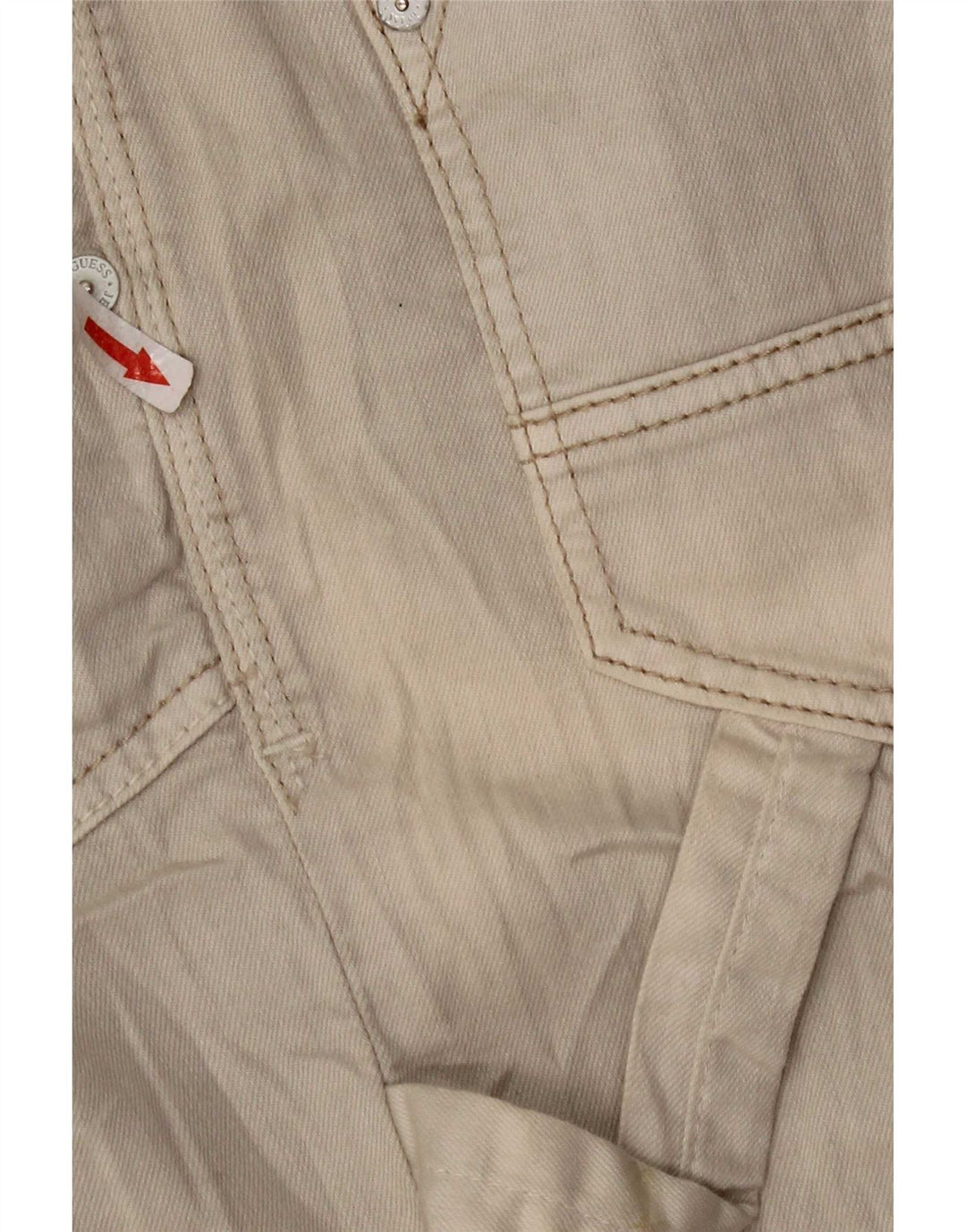 Guess Fusta Cargo Denim W28 Bumbac Medium Bej