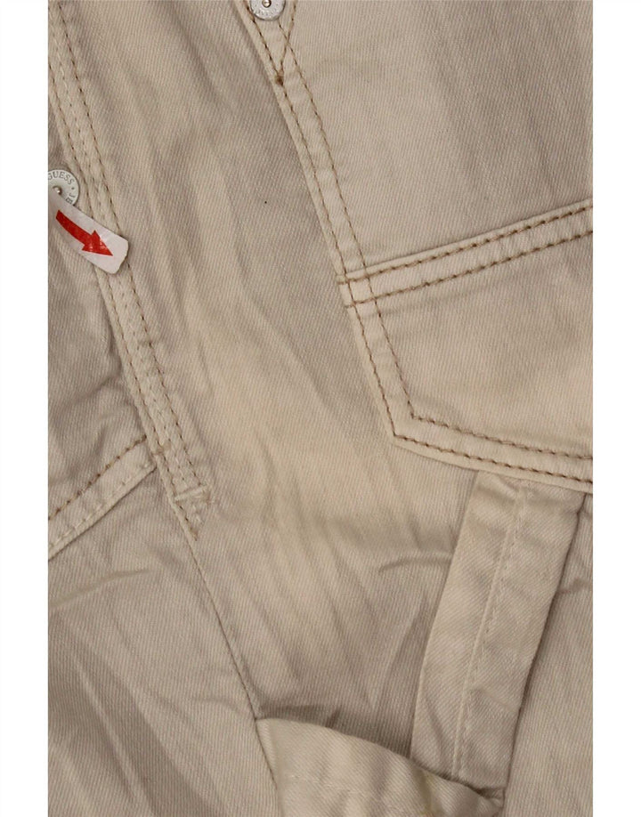 Guess Fusta Cargo Denim W28 Bumbac Medium Bej