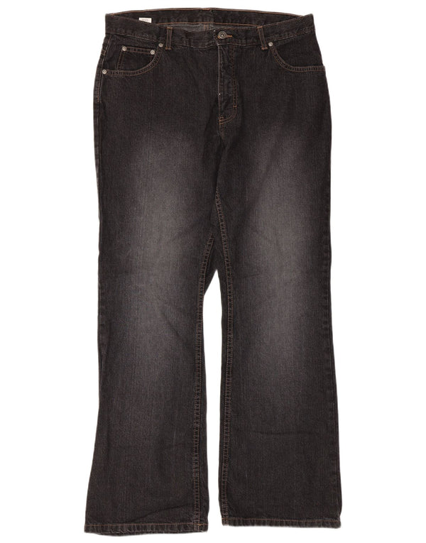Blugi Bootcut pentru femei Marks & Spencer UK 16 Large W34 L30 Bumbac negru