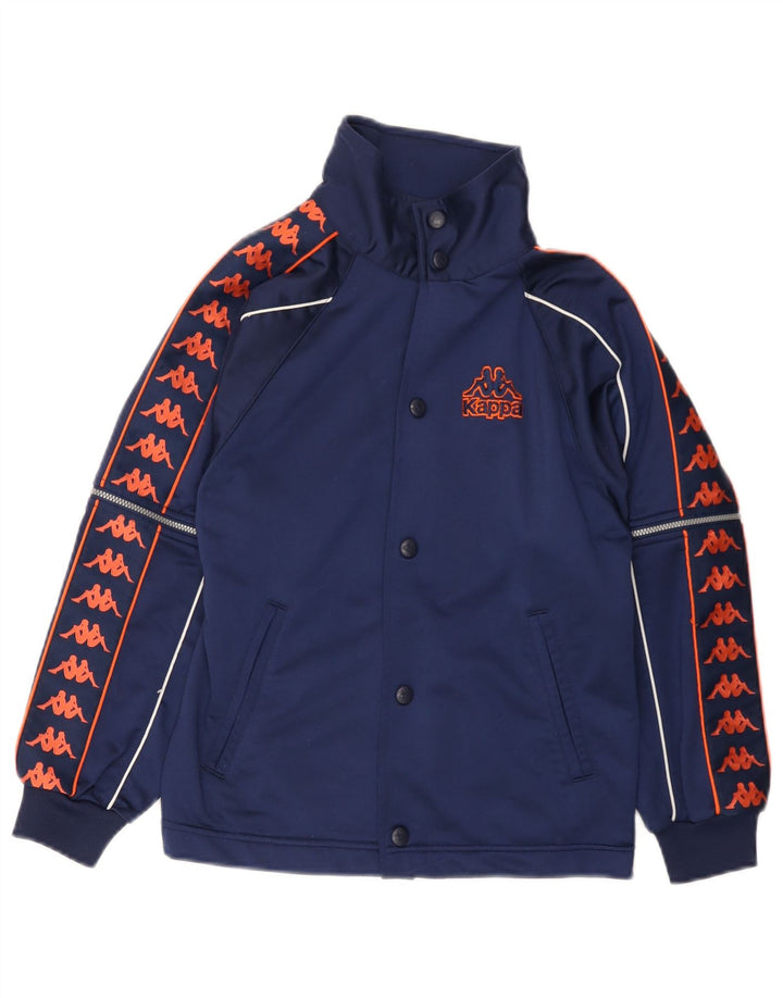 Trening complet pentru băieți Kappa 9-10 ani, mare, poliester bleumarin