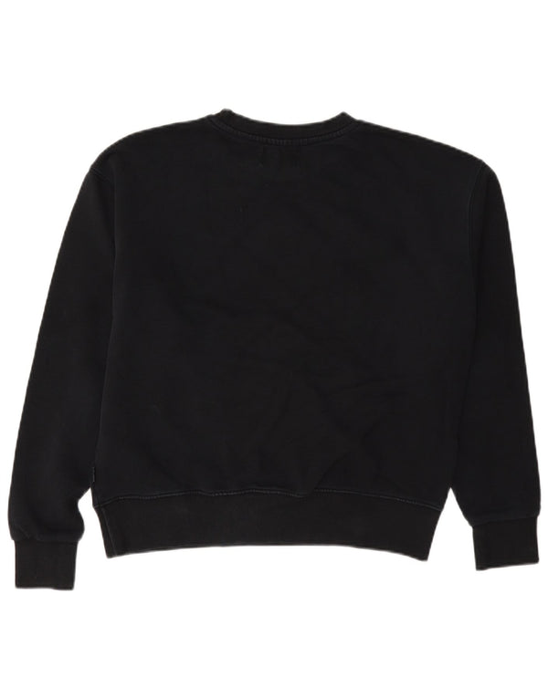 Pulover supradimensionat pentru femei Converse UK 6 XS bumbac negru