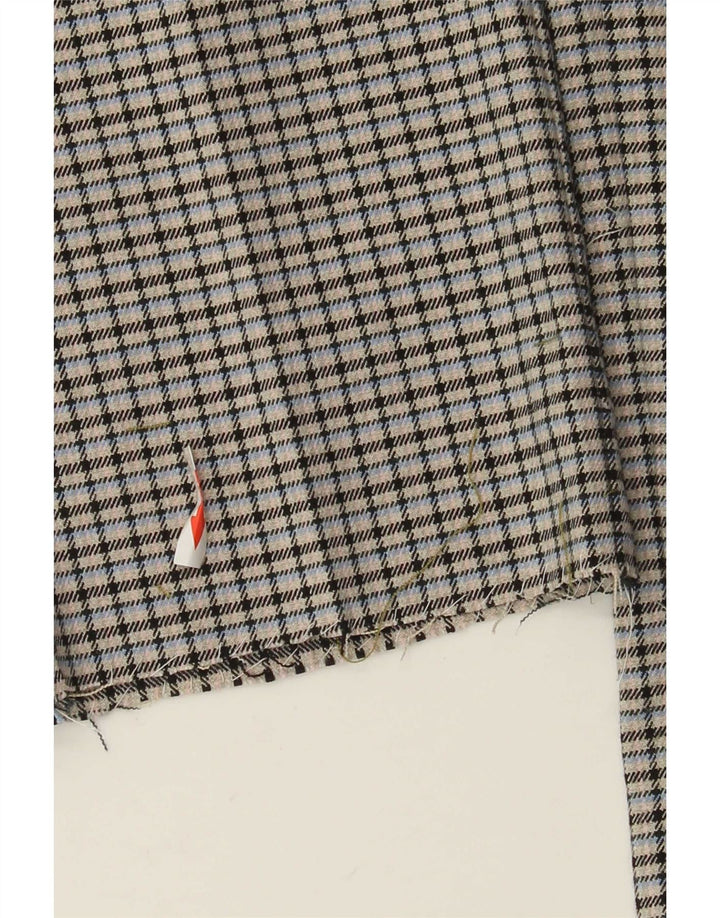 Pantaloni tăiați pentru femei Marks & Spencer UK 10 Small W30 L24 Gri Check