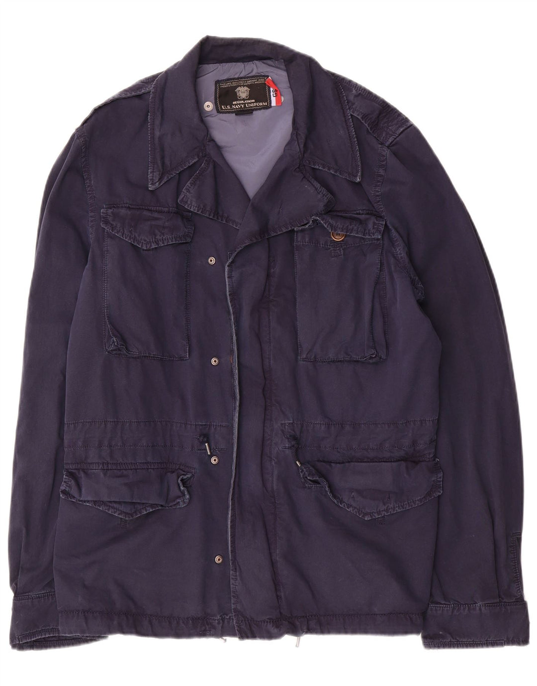 Jachetă vintage pentru bărbați, UK 42 XL, nailon bleumarin