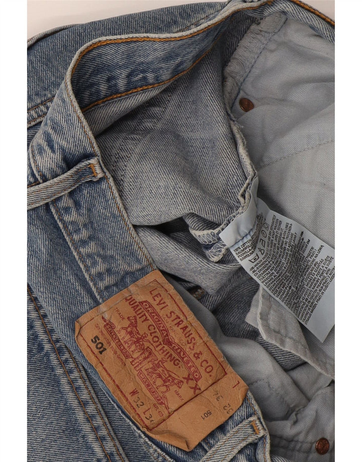 Blugi drepti pentru bărbați Levi's 501 W32 L34 Bumbac albastru