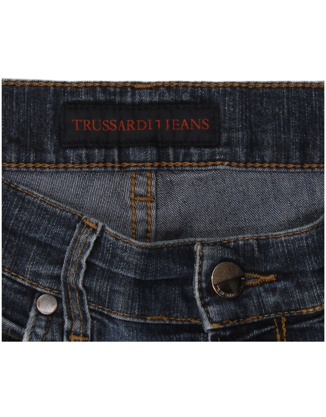 TRUSSARDI Blugi drepti pentru bărbați W30 L26 Albastru
