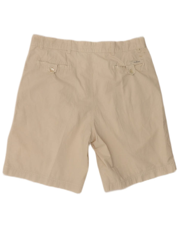 Ermenegildo Zegna pantaloni scurți chino pentru bărbați IT 54 XL W38 bej bumbac
